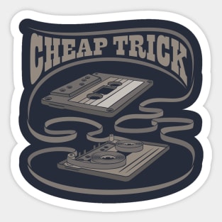 Cheap Trick Exposed Cassette Sticker